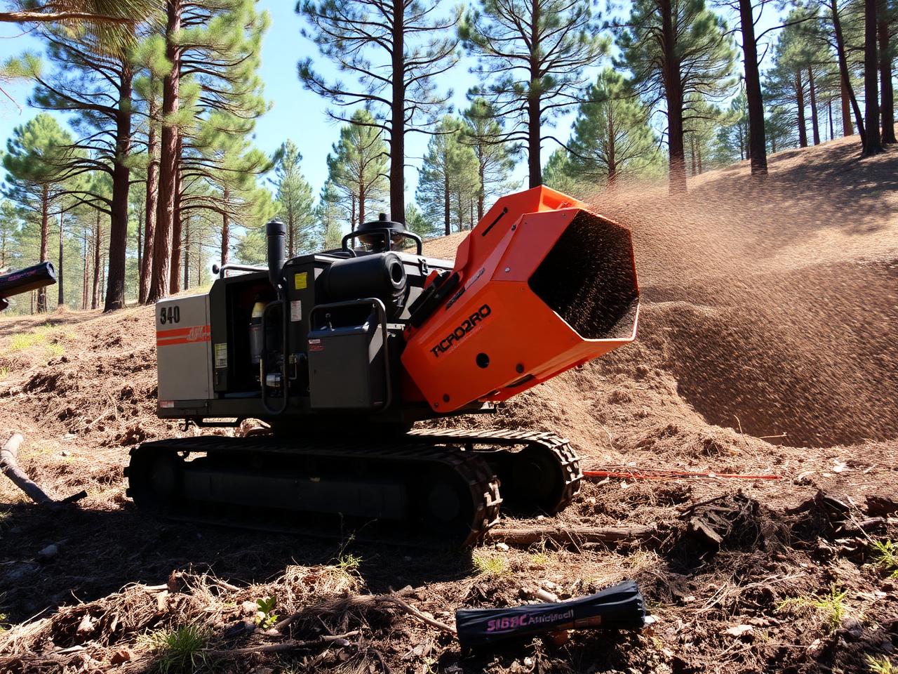 Lot Clearing work by Carrasco's Landscaping in Butte County, CA